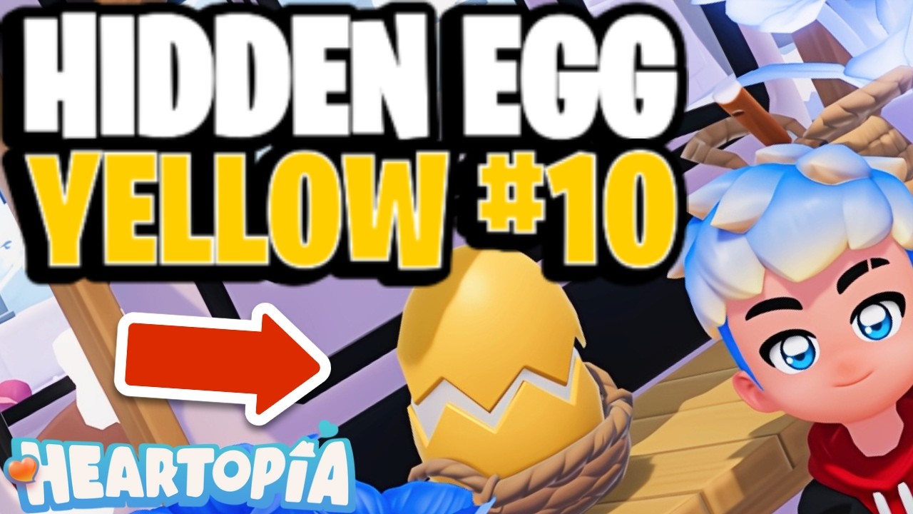 Hidden Yellow Cracked Egg Location + USE THIS NEW FEATURE! | Winter Event (Egg #8) &ndash; Heartopia