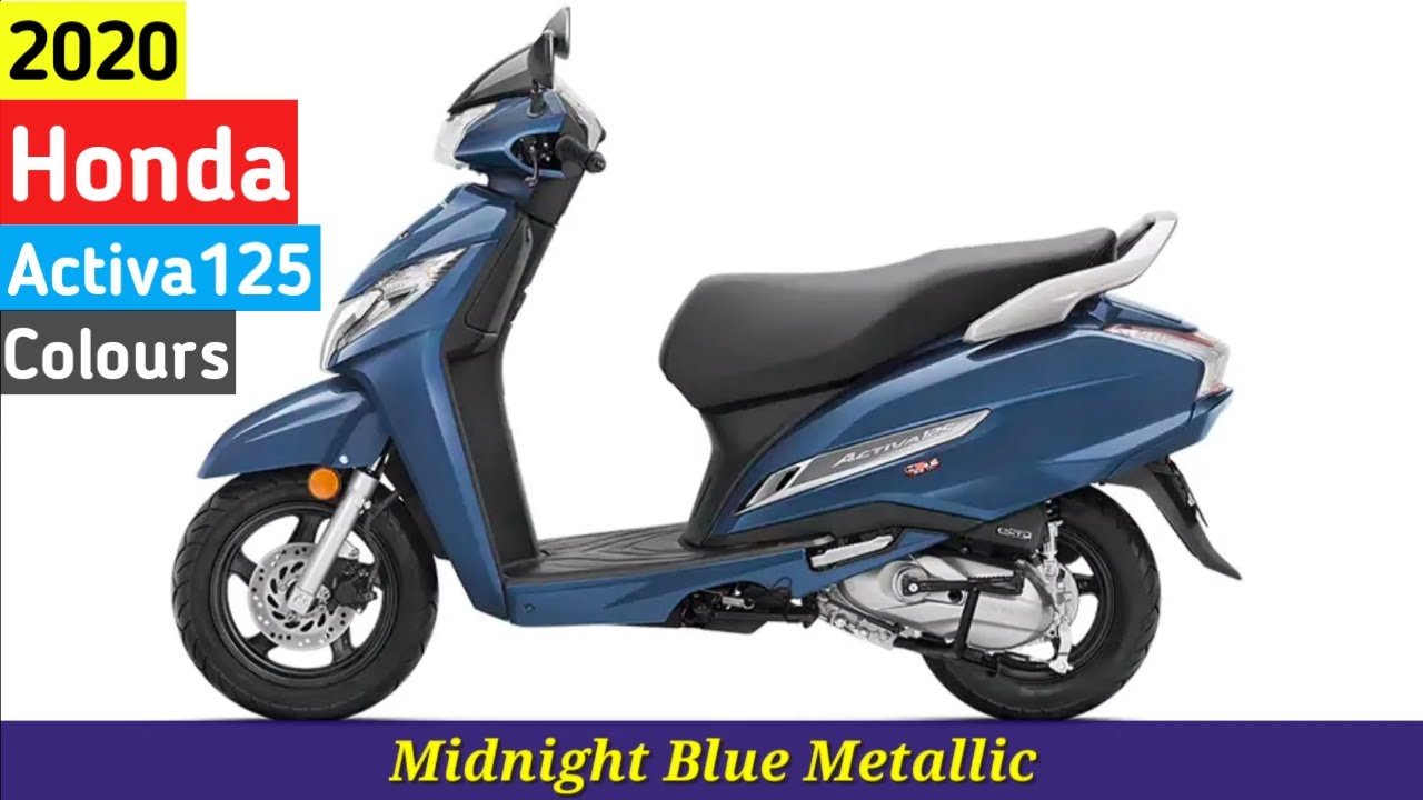 2020 Honda Activa 125 All Colour Options Images | Honda Activa Scooter All Colours