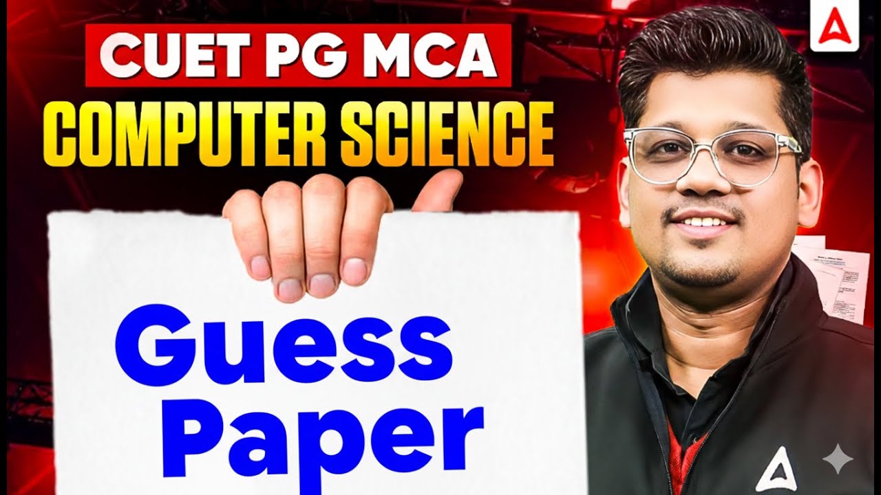 CUET PG MCA Computer Science 2026 Guess paper