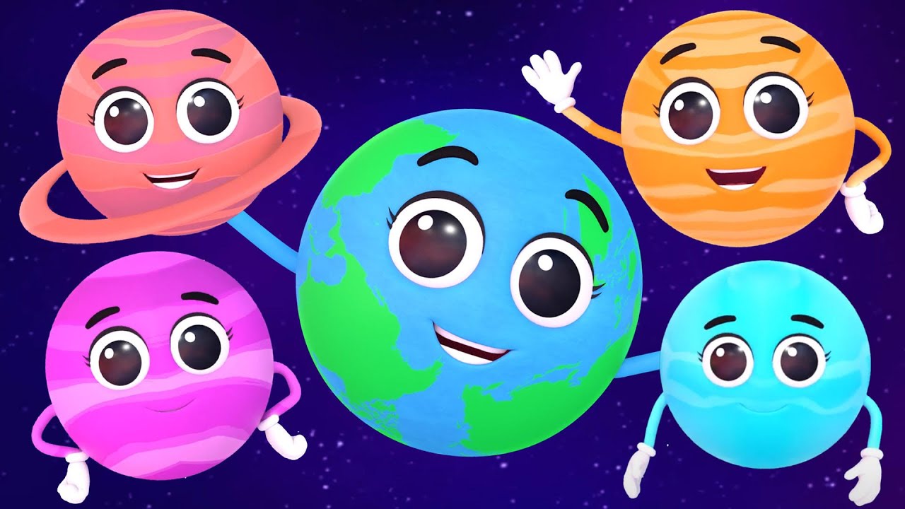Planets Song - Solar System for Kids, Learning Video by Baby Rainbow