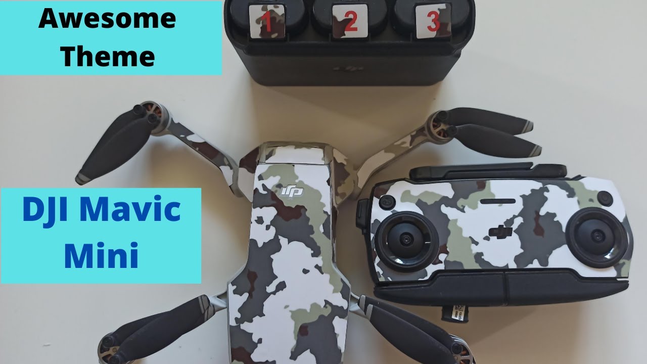 DJI Mavic Mini Skin (Sticker) | Protect your drone | Awesome look | Modify your drone