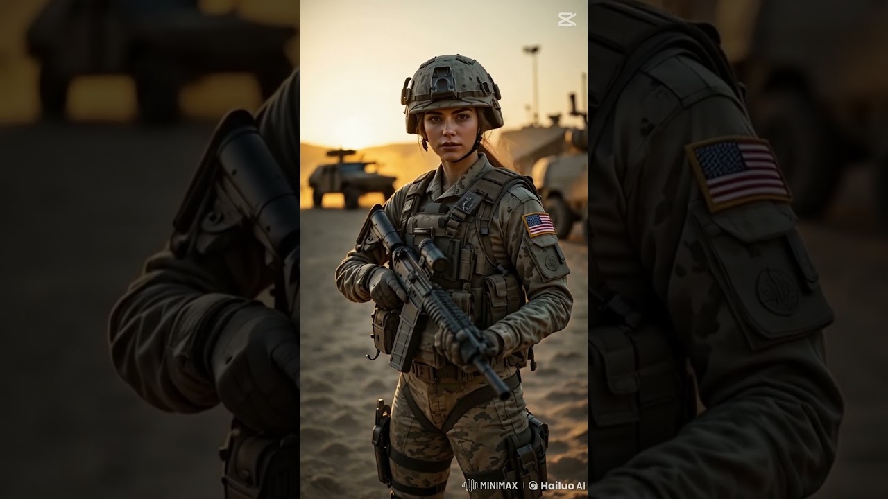 The brave women serving in the U.S. military! #ai #shorts #usa #military #women #trending #humanity