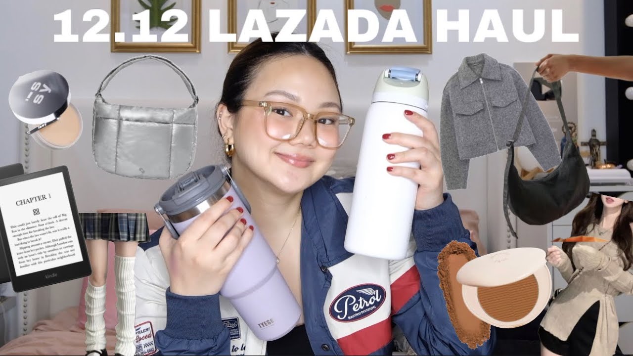 12.12 LAZ HAUL + GRWM TRY-ON: MAKEUP, GIFTS, CLOTHES, ETC! | ASHLEY SANDRINE