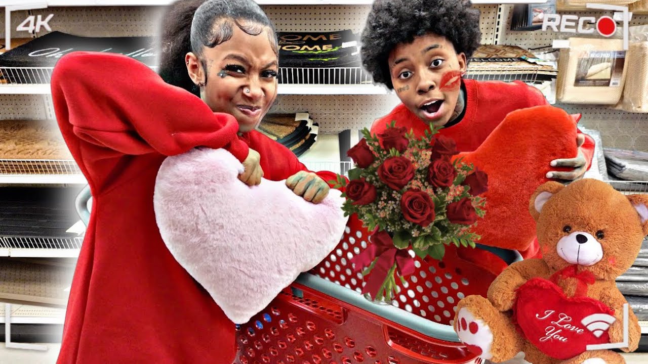 BUYING MY EX VALENTINES DAY GIFTS PRANK ON FIANCEE 😱