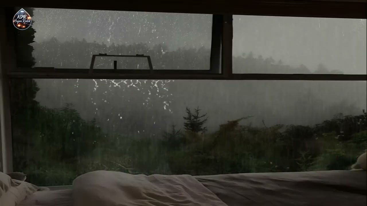 Rain Sounds at Night for Sleep 🌧️ ASMR Rain Ambience to Relieve Insomnia