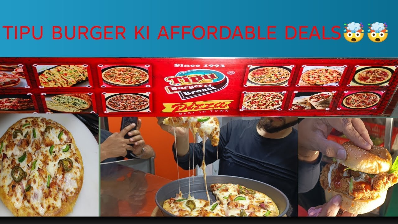 TIPU BURGER KI AFFORDABLE DEALS #trending #viral 