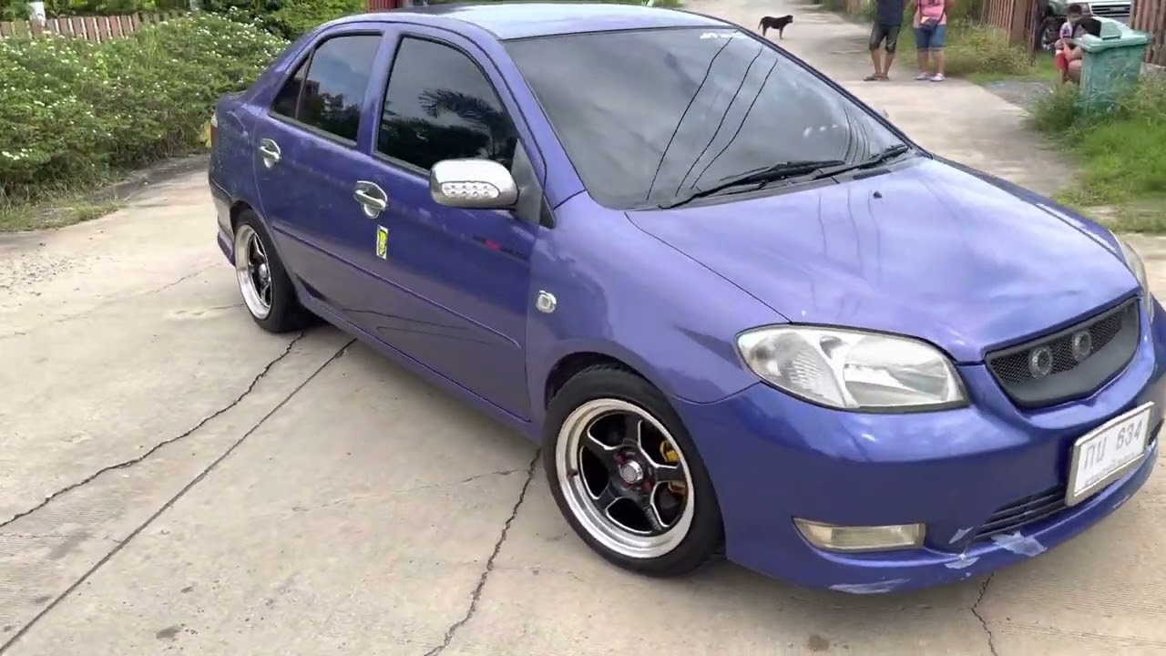 รีวิว  Toyota  Vios  Gen  1  ใส่ล้อแม็กแต่ง  ขอบ  15  กว้าง 8   พร้อมยาง  👇👇👇