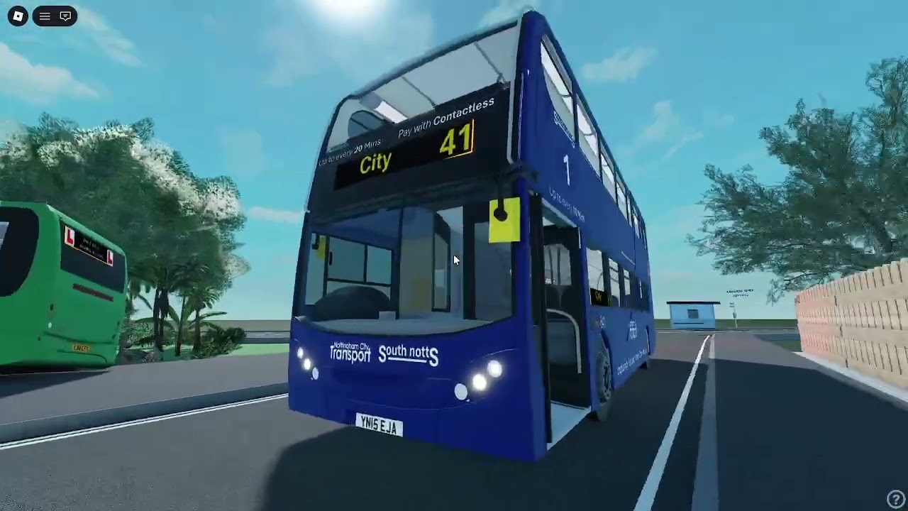 Nottinghamshire Transport Simulator 41 Full ROute visual