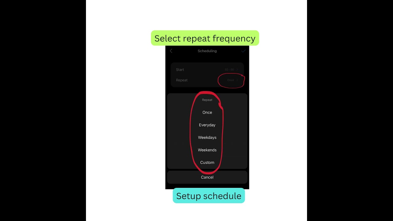 Roborock - setup schedule with routine