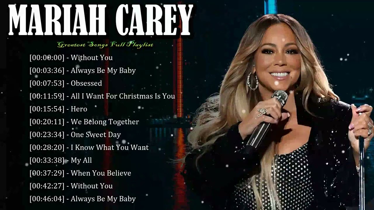 🔥 Mariah Carey – Known for mesmerizing vocal runs and songs that go viral instantly 🎵