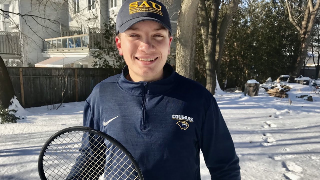 Cambridge's Caleb Kaytar signs a tennis scholarship in Michigan