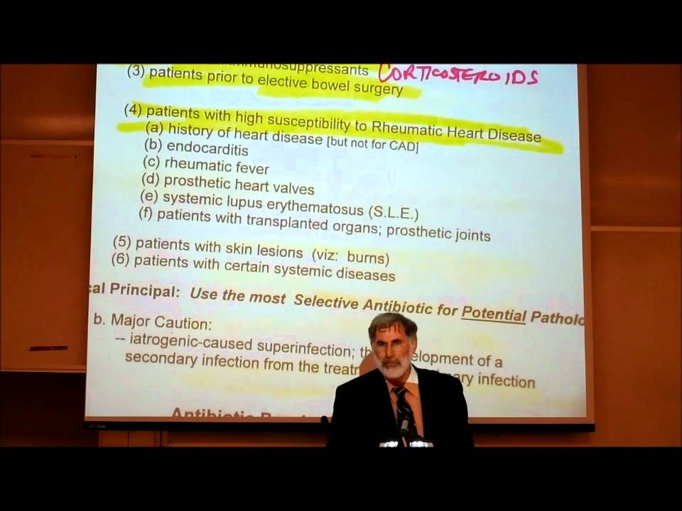 PHARMACOLOGY; ANTIBIOTIC PRINCIPLES & the PENICILLINS by Professor Fink