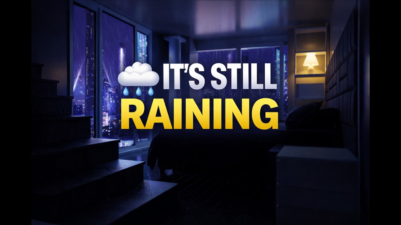 It’s Still Raining 🌧️ 9 Hours of Calm Night Rain Sounds