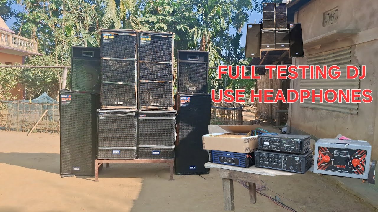 Full Dj Testing #djsetup AHUJA #dj 