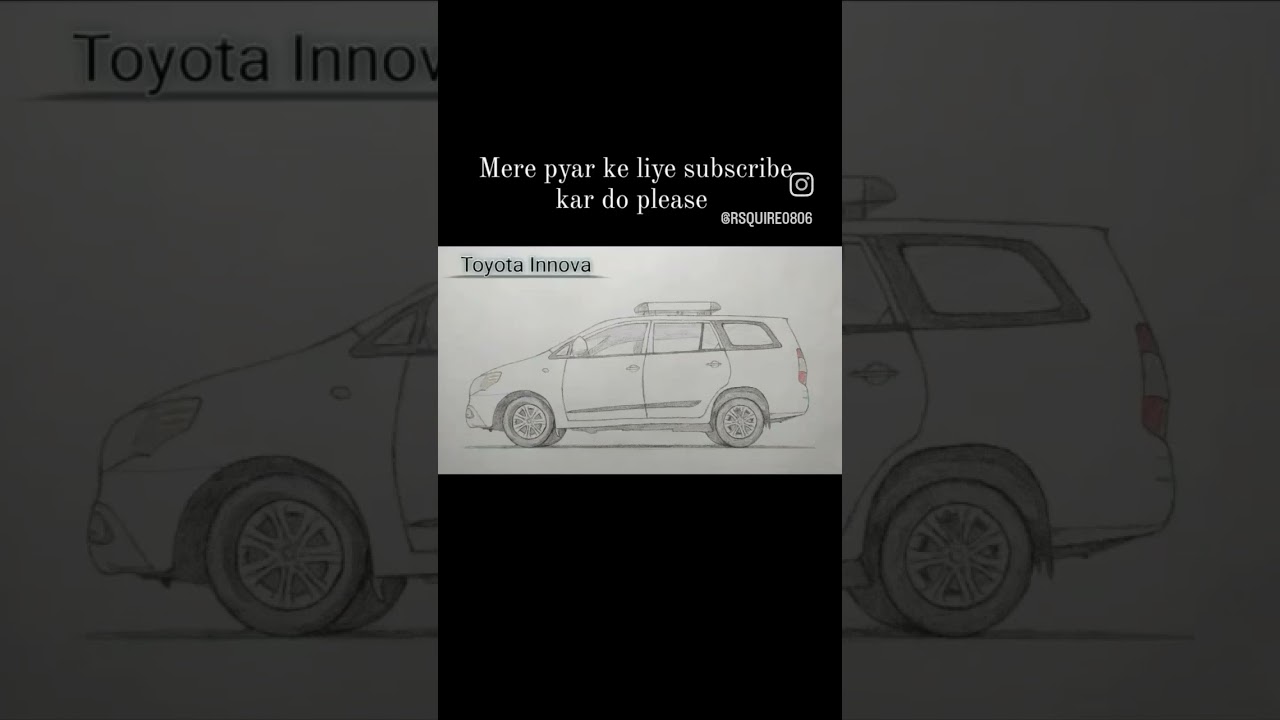 Toyota Innova  drawing pencil sketch #drawing #pencil #sketch #short