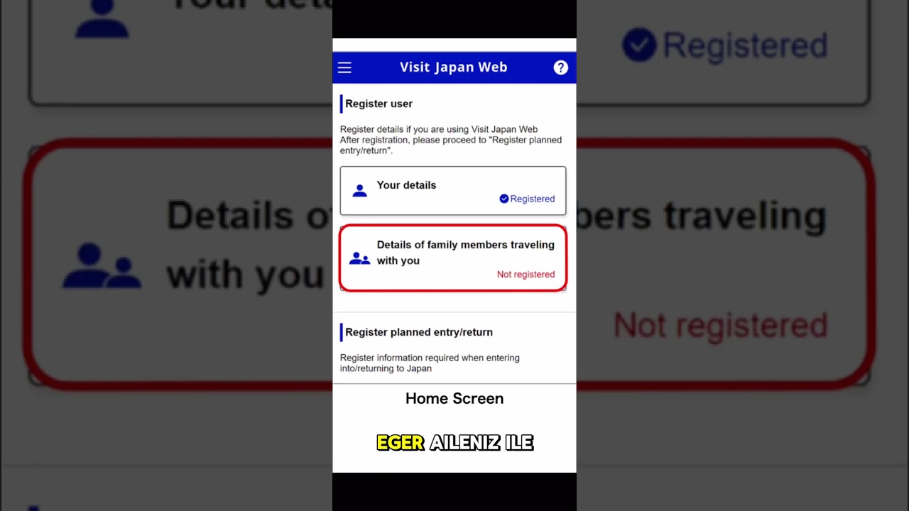 Visit Japan formu nasıl doldurulur?