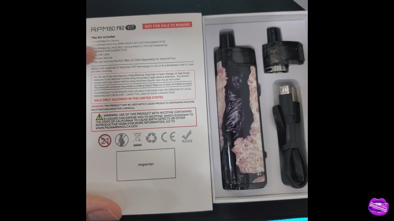 รีวิว: SMOK RPM 80 PRO KIT!!! salt nic ก็ได้ freebase ก็ดี