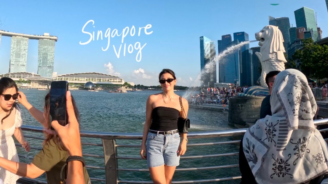 Marina Bay Sands, Merlion & Most Expensive Dinner! 🌺😨