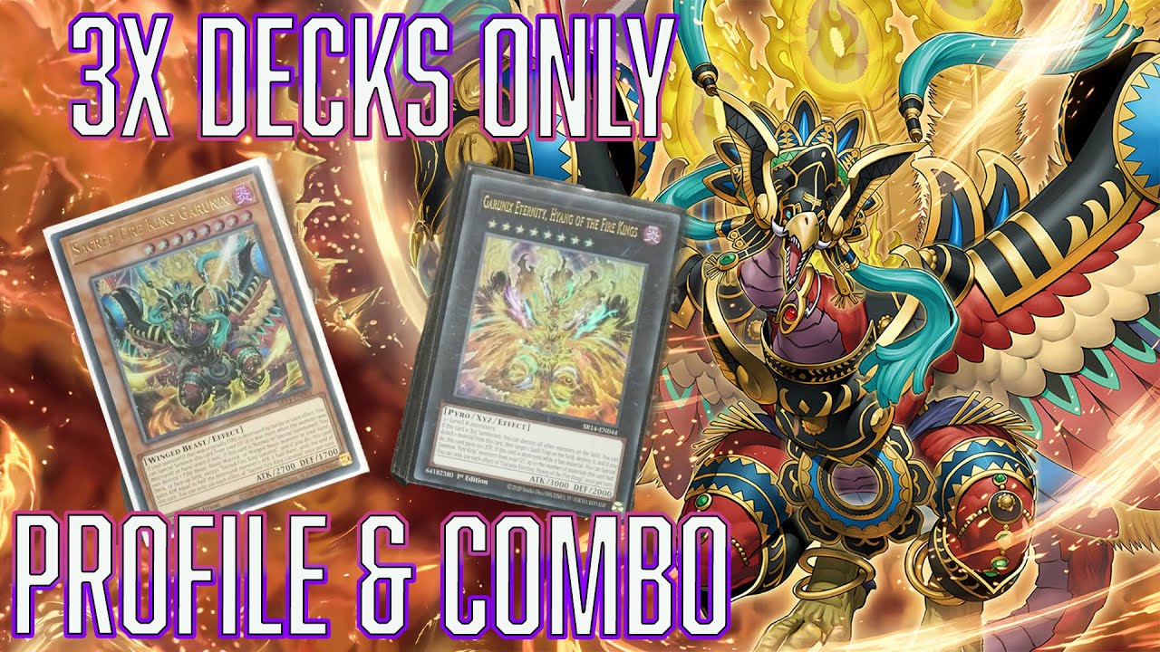 Yu-Gi-Oh! BUDGET Fire King Deck Profile & BASIC Combo 3x Structures ONLY