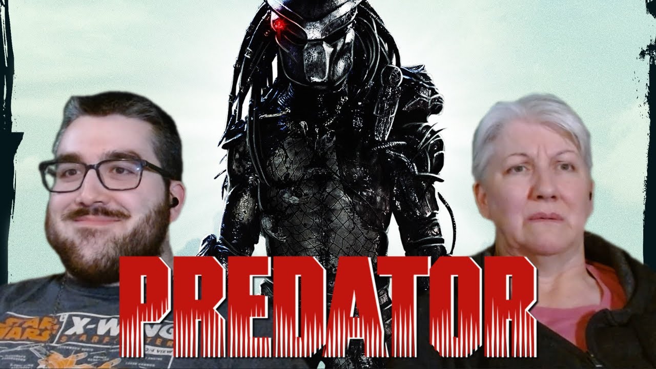 My Mom Watches PREDATOR (1987) | Movie Reaction | First Time Watching