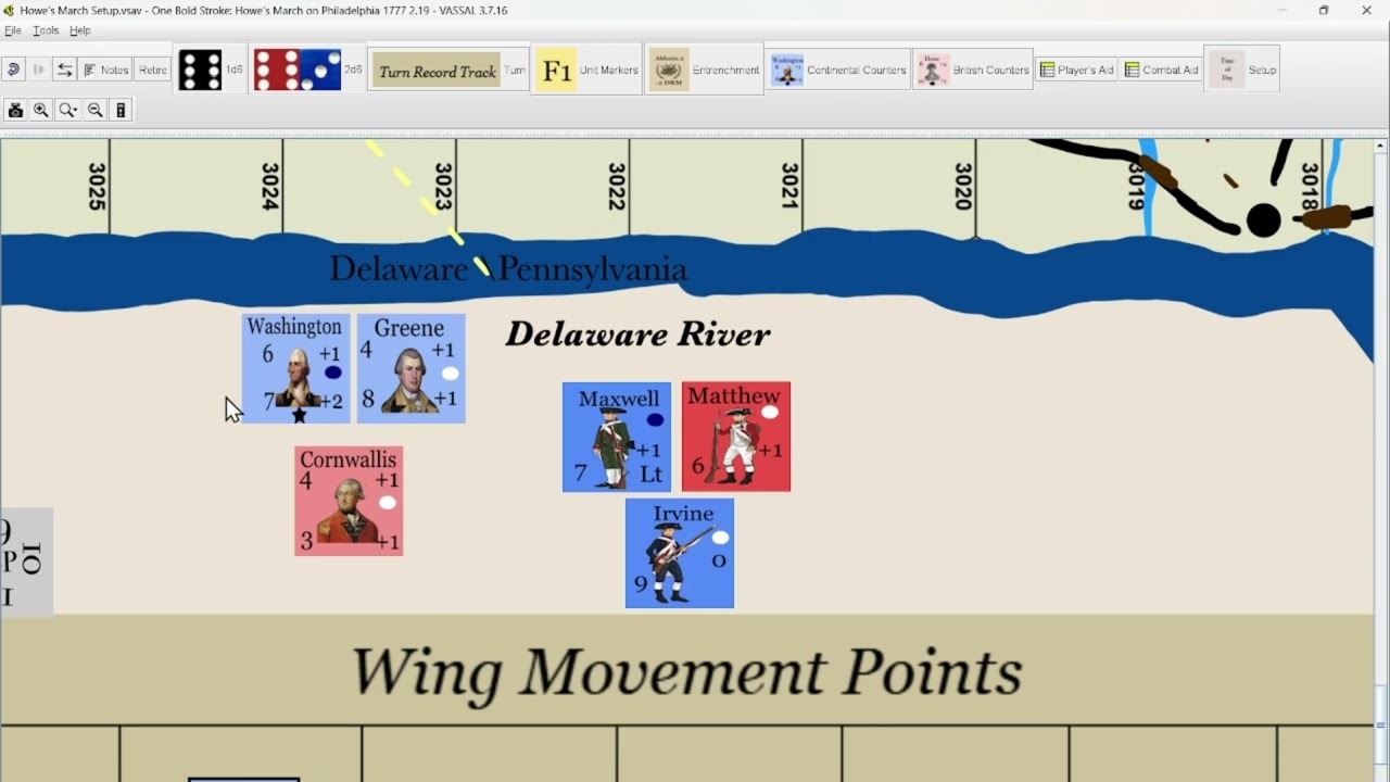 3) The Counters of Great Marches of the American Revolution