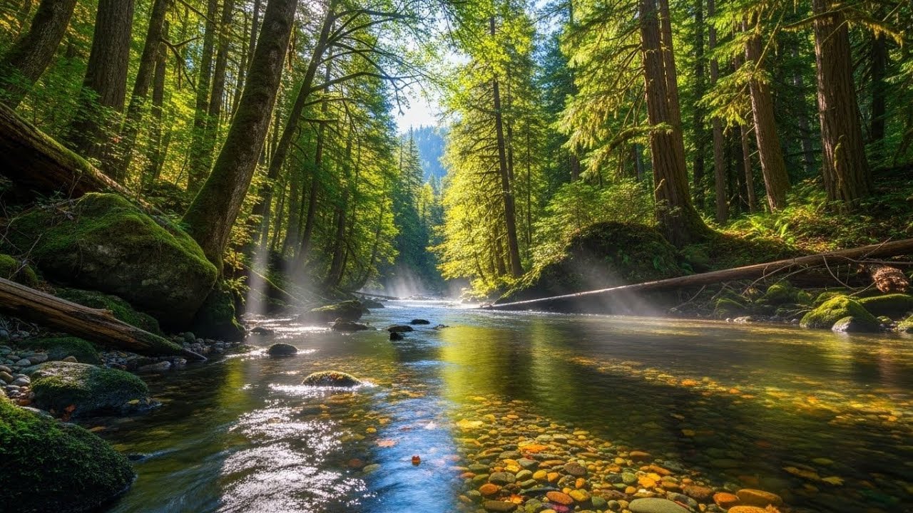 River Forest Soundscape 🌿🌊 Peaceful Nature Ambience for Deep Rest #2929