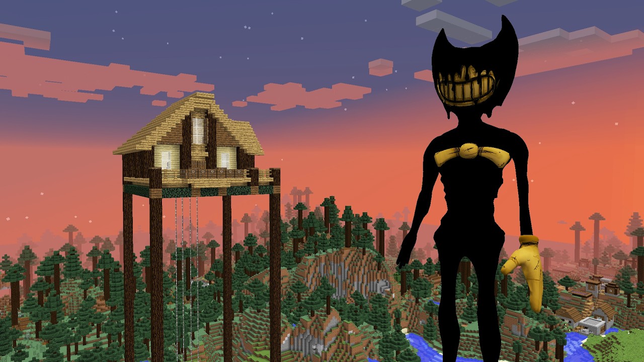 SURVIVING FROM BENDY in Minecraft | Gameplay