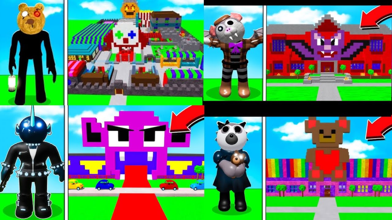 ROBLOX PLAYING IN @TussyGames  RANDOM MAPS, SKIN, AND TRAP CHALLENGE!! Piggy Build mode