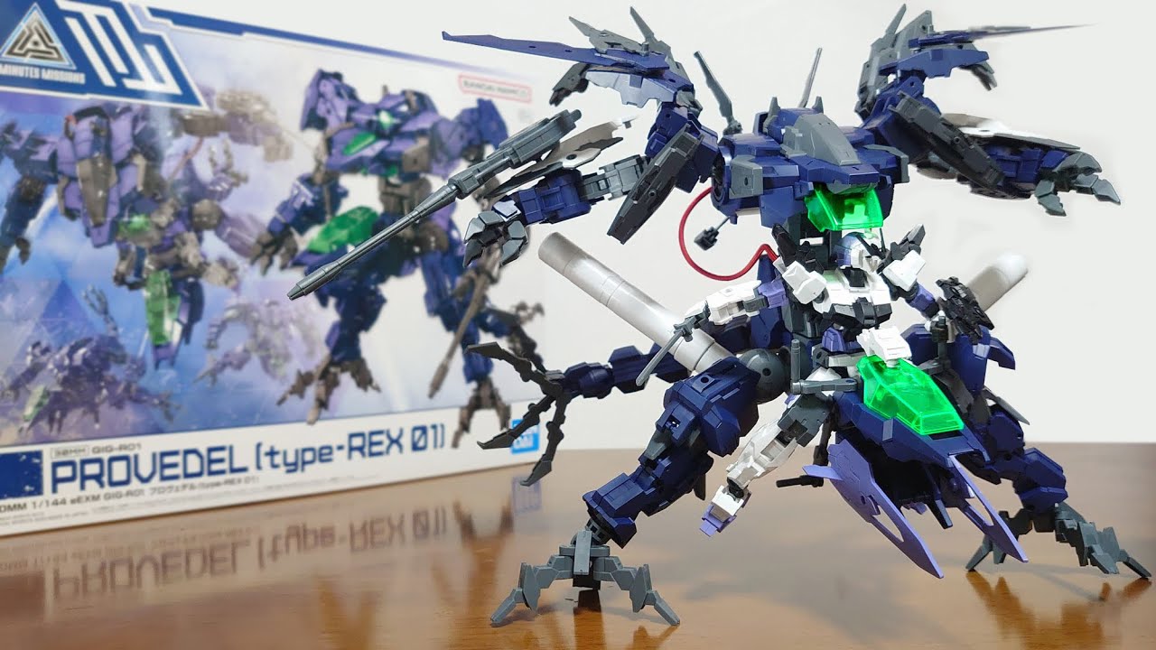 (こんなに大きいの！？別の機体を搭乗可能！REX形態にも出来る！)30MM 1/144 eEXM GIG-R01 プロヴェデル(type-REX 01)　レビュー