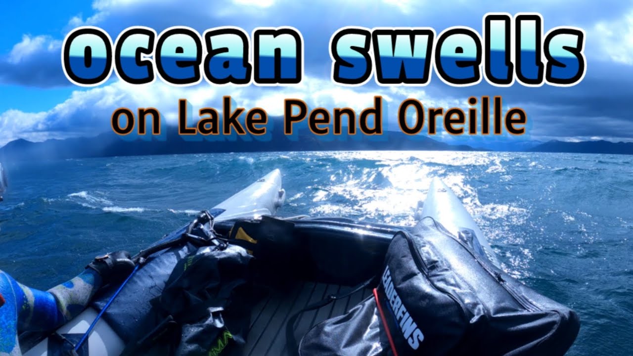 Big waves on Lake Pend Oreille