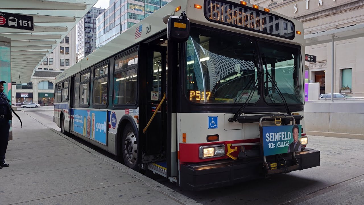 Ride On CTA 2006 New Flyer D40LF 1083 On Rt 151 Sheridan to Clark/Arthur