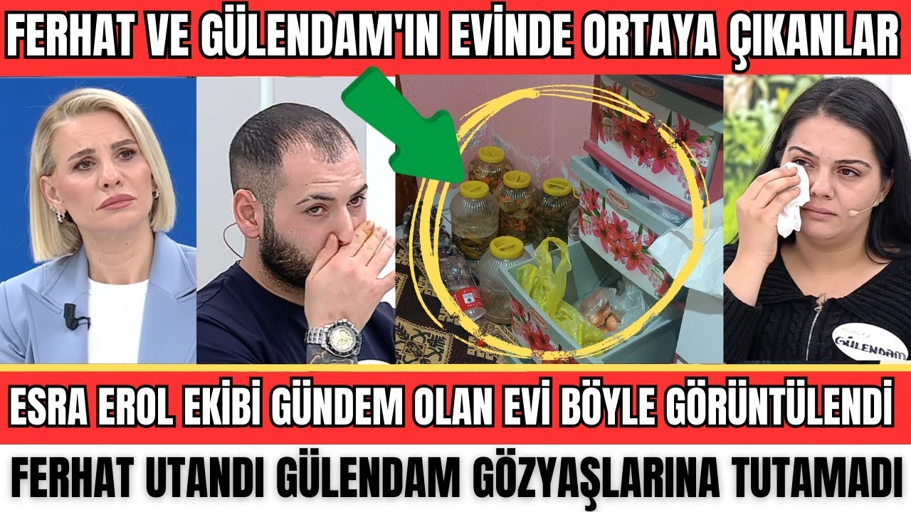Esra Erol'da GÜLENDAM VE FERHAT'IN GÜNDEM OLAN EVİNİ PROGRAM EKİBİ BÖYLE GÖRÜNTÜLENDİ 