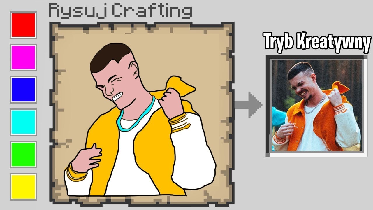 DOSTAJE PIOSENKE PALIONA jaką NARYSUJĘ w Minecraft!