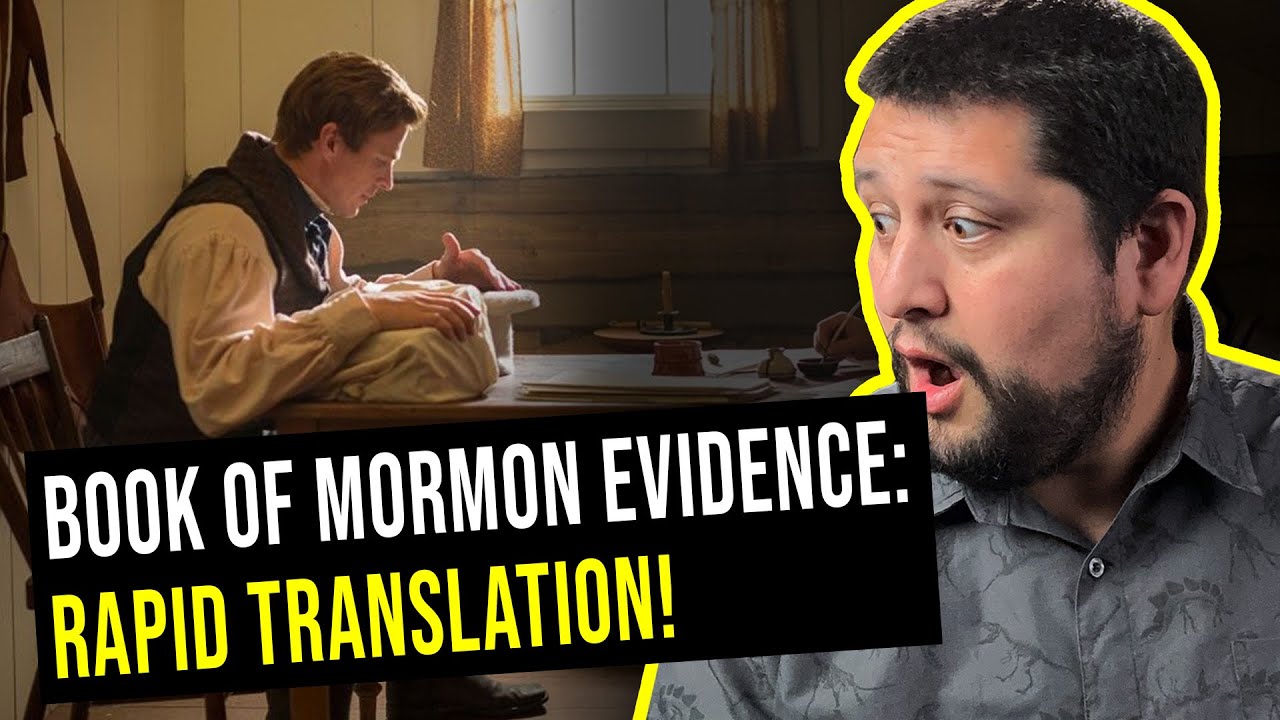The Book of Mormon's Miraculous Translation Speed (Book of Mormon Evidence 13)