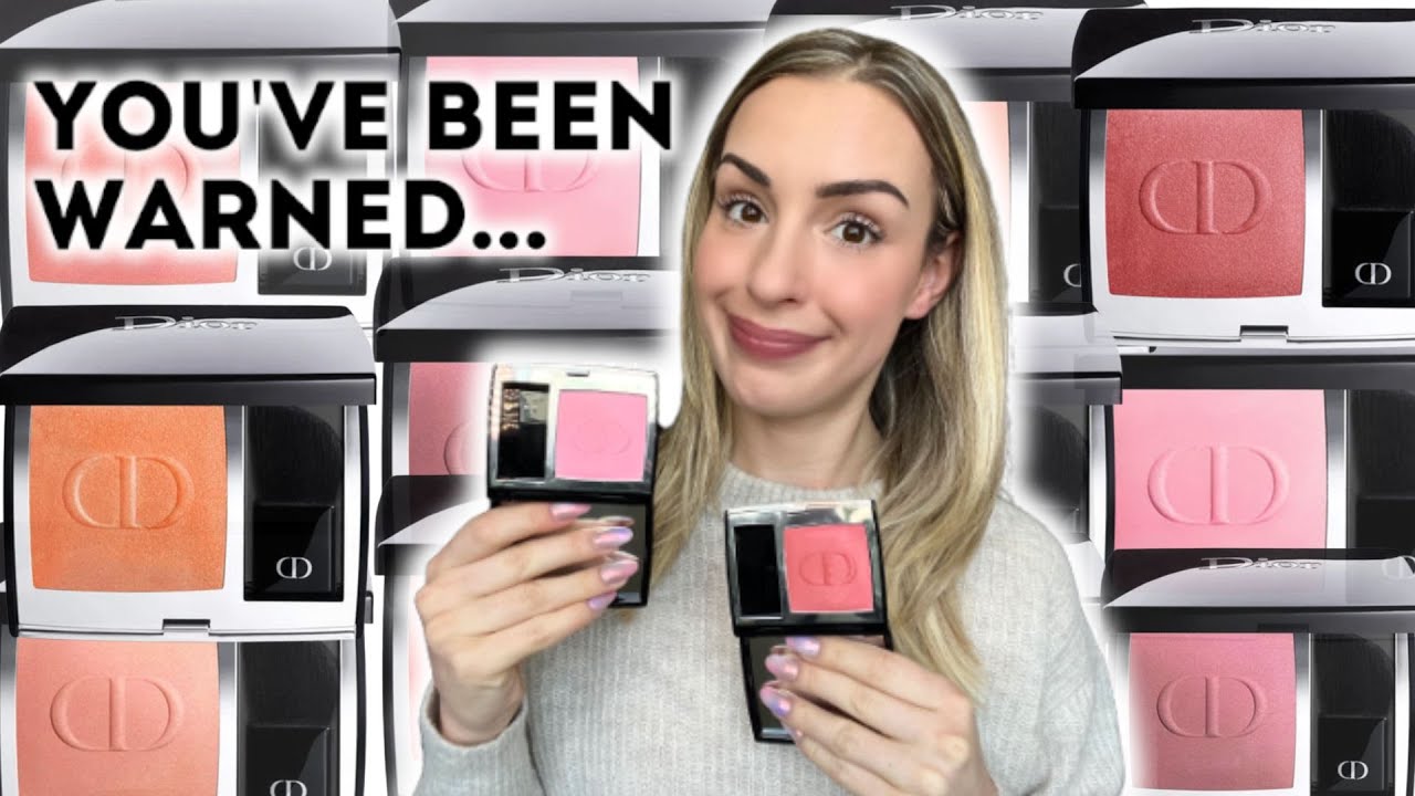 DIOR ОБНОВИЛИ СВОИ РУМЯНА 😳 РУМЯНА DIOR ROUGE | ОБРАЗ NUDE, GRAND BAL, NEW WORLD, ROSE CAPRICE