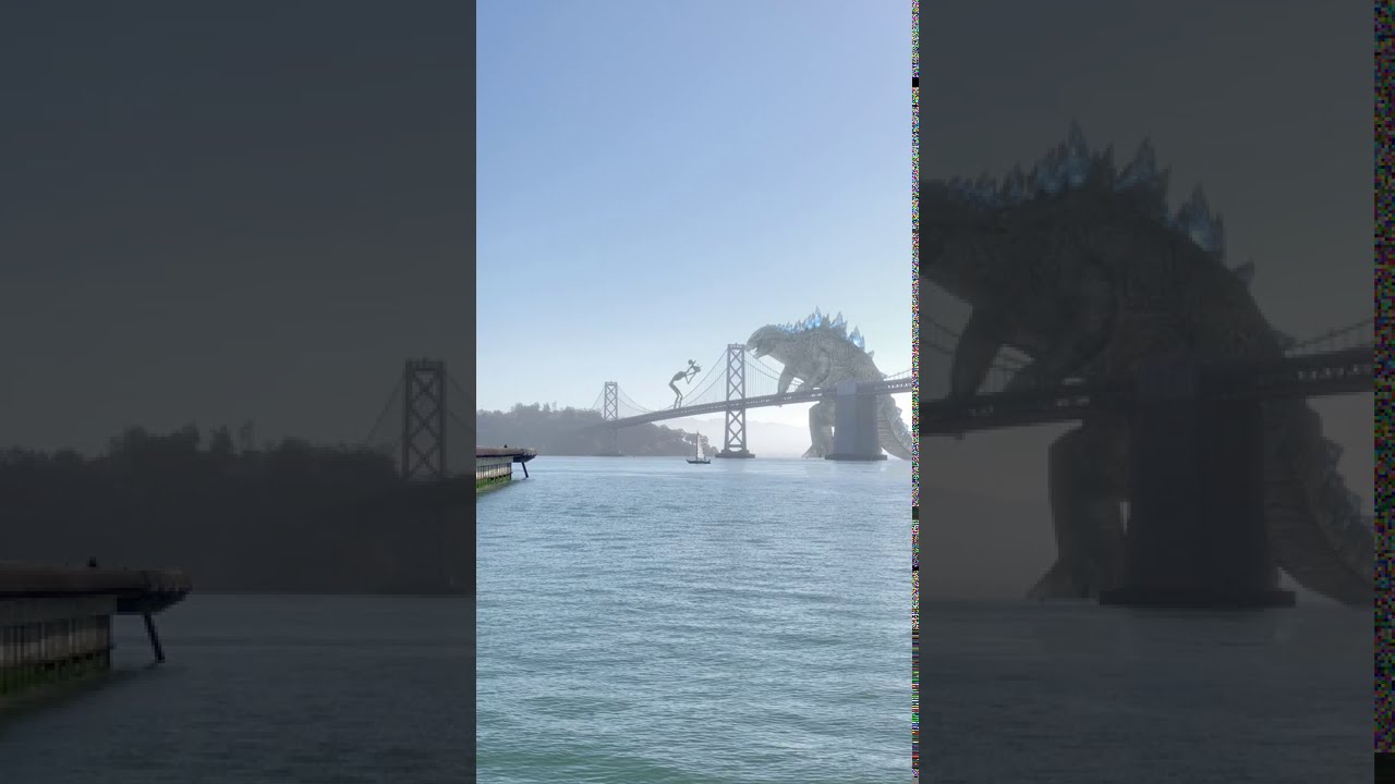 Siren Head vs Godzilla in San Francisco 😅