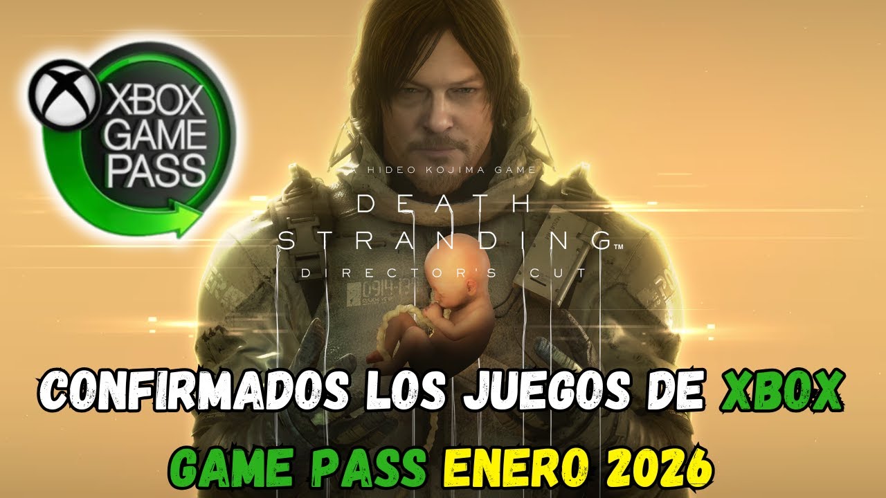REVELADOS los juegos de XBOX GAME PASS de ENERO 2026