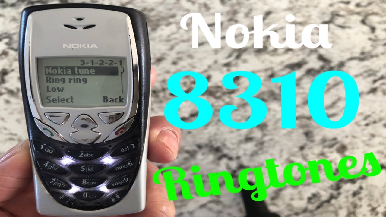 Nokia 8310 Ringtones | Vintage Mobile Phone Collection