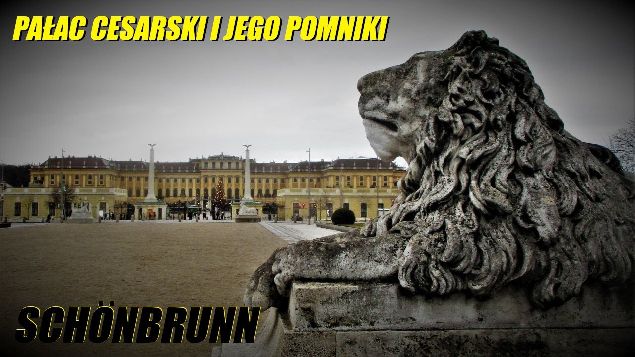 SCHONBRUNN Cesarski pałac Habsburg'&oacute;w i kilka jego pomnik&oacute;w (AT, Vienna, Grudzień 2021)