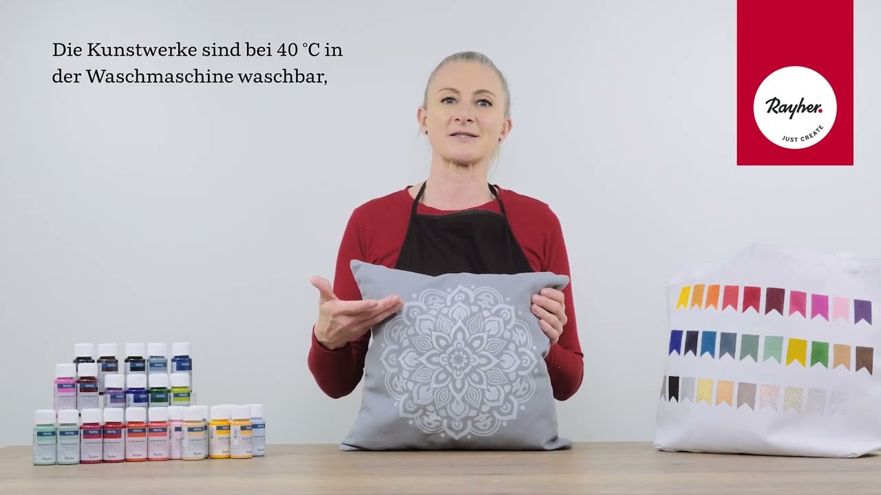 Produkttipp: Leuchtende Stoffmalfarbe für helle Textilien