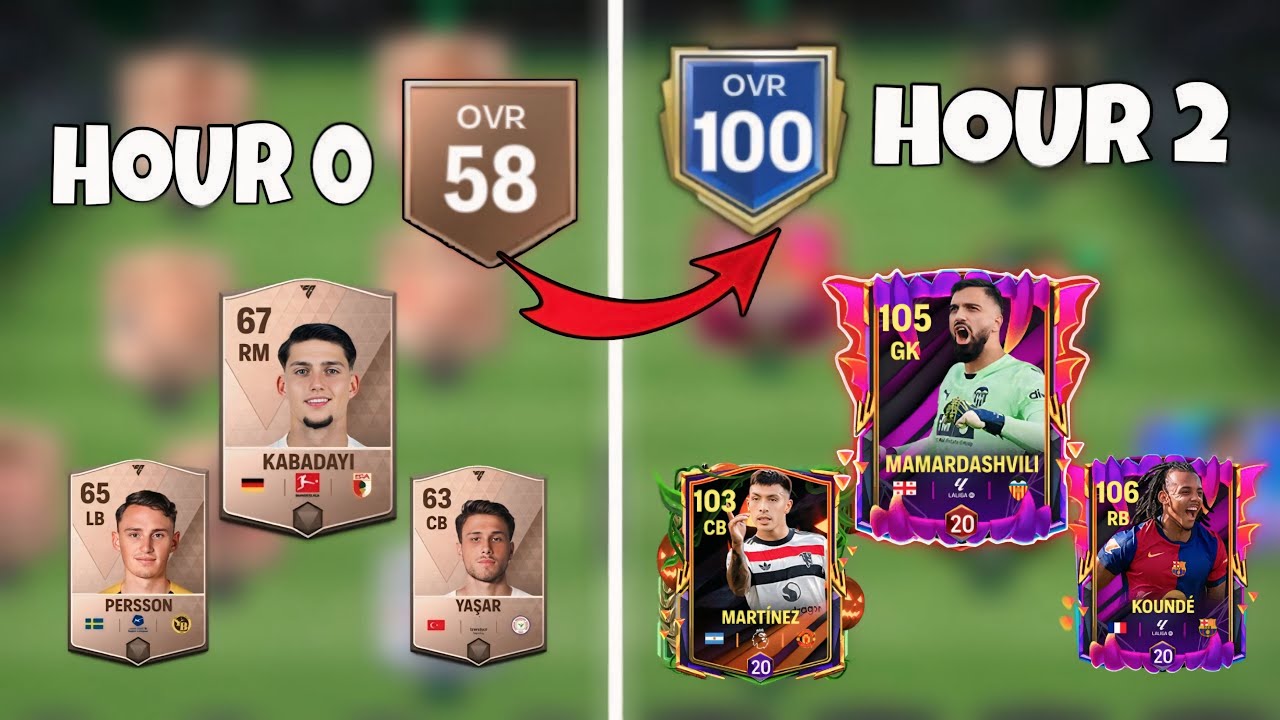 Can I Reached 106 OVR in 7 Days (0$ Spent) FC Mobile 25!