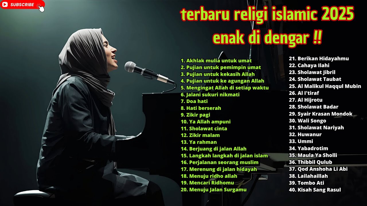 KUMPULAN MUSIK ISLAMI LAGU RELIGI HITS TERPOPULER 2025 BIKIN SEDIH 