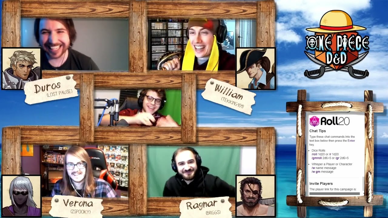 SO COME ABOARD, AND BRING ALOOONG~  - One Piece D&D Clip
