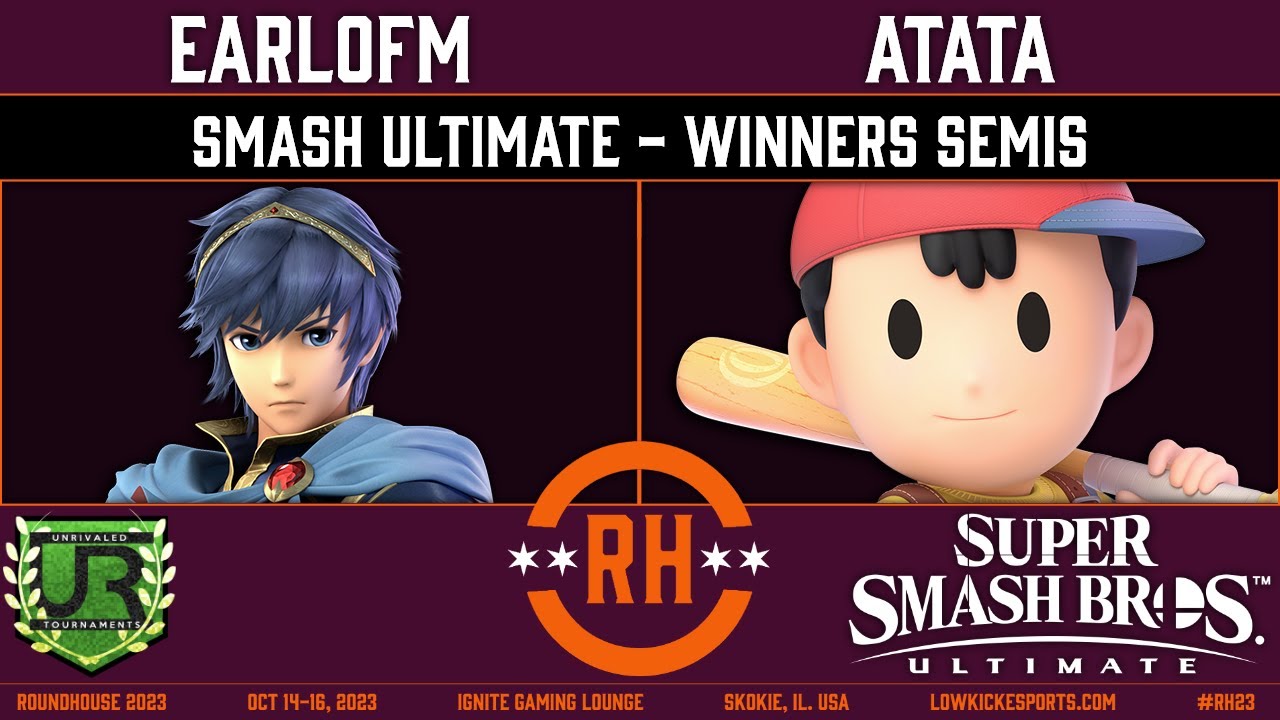 Roundhouse 2023 WINNERS SEMIS - EarlOfM (Marth) vs ATATA (Ness) - Smash Ultimate