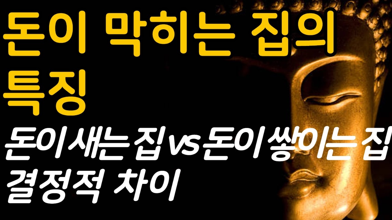돈이 막히는 집의 20가지 특징 ㅣ이걸 모르면 평생 제자리입니다#돈이막히는집#돈이흐르는집#재테크#부자되는법#가계부#경제마인드#부자습관#자기계발#돈관리#경제공부#부의추월차선