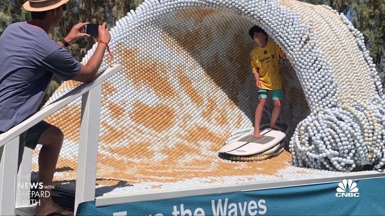 California marine artist turns ocean waste into art