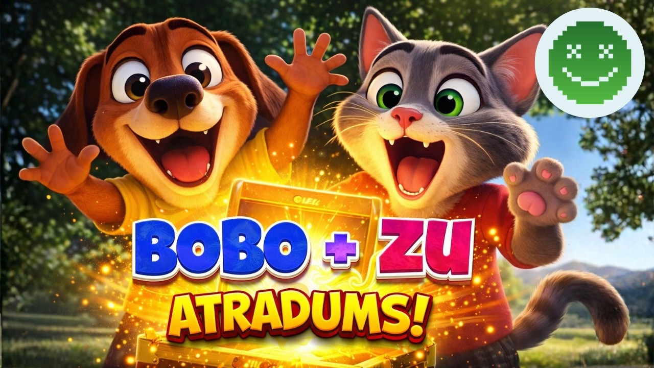 BOBO un ZU - Atradums ( 1 daļa ) - Animēts stāsts bērniem Latviešu valodā