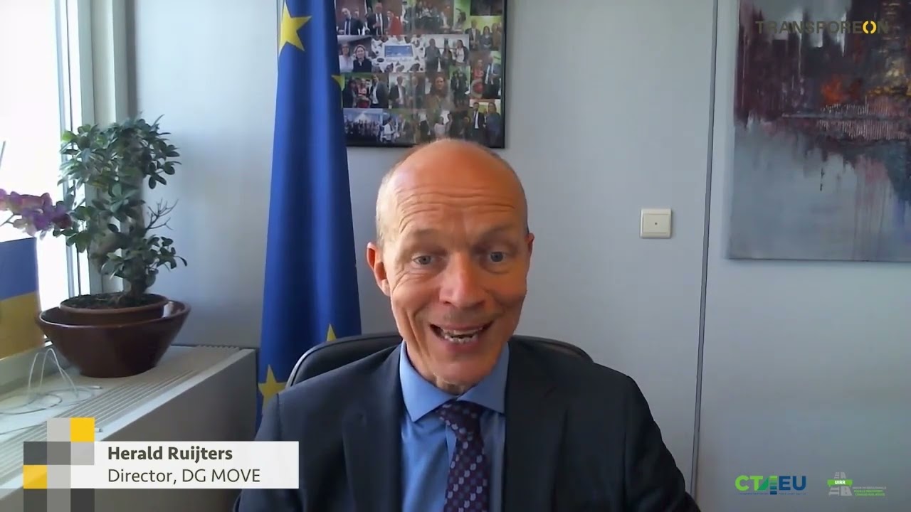 Herald Ruijters on TEN-T revision April 2022 at CT4EU &ndash; Transporeon event