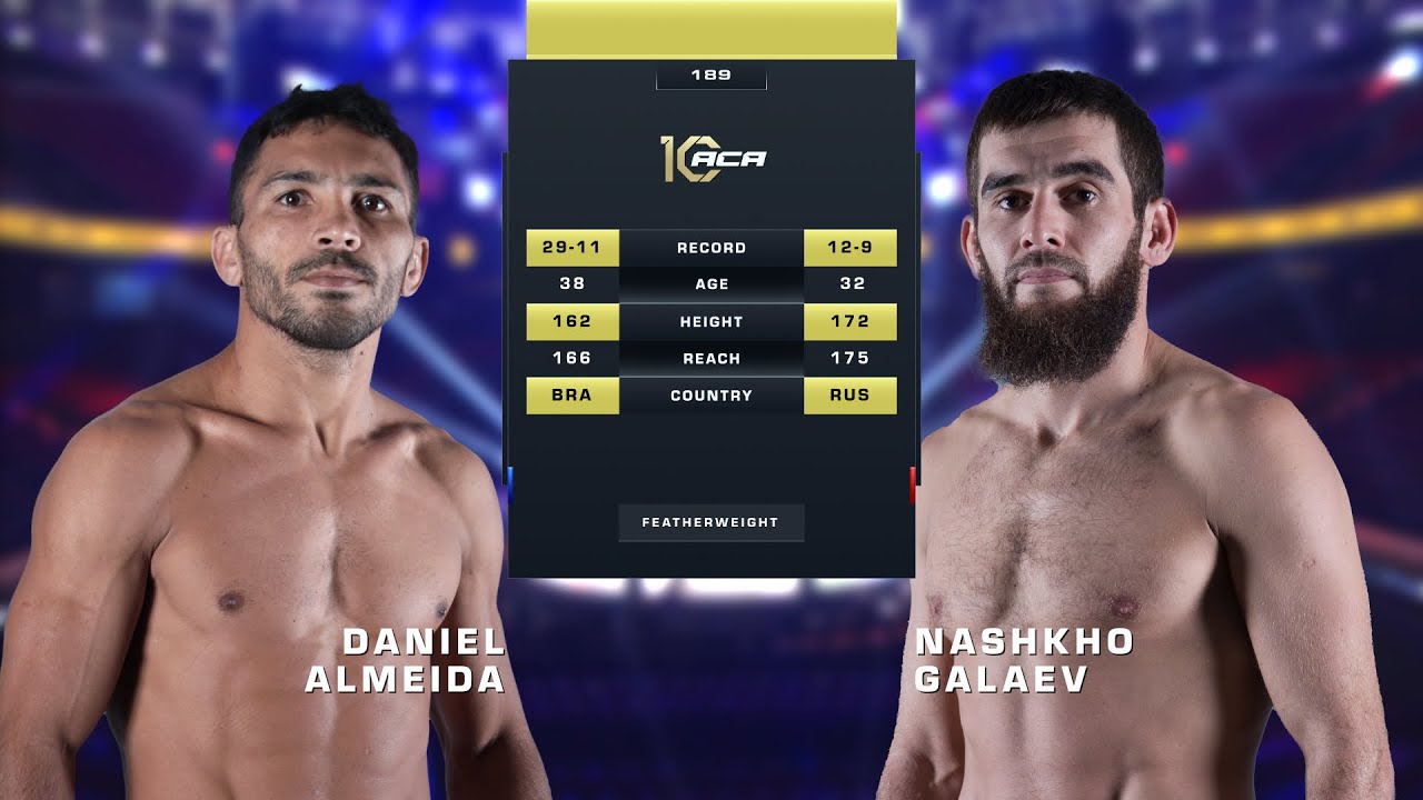 Даниэль Оливейра vs. Нашхо Галаев | Daniel Oliveira vs. Nashkho Galaev | ACA 189