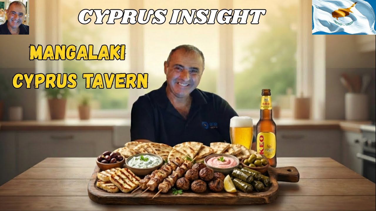 Вот как выглядит настоящая кипрская еда в таверне MANGALAKI CYPRUS TAVERNA!!